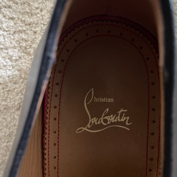Christian Louboutins, pristine red bottom men’s shoes main image 5